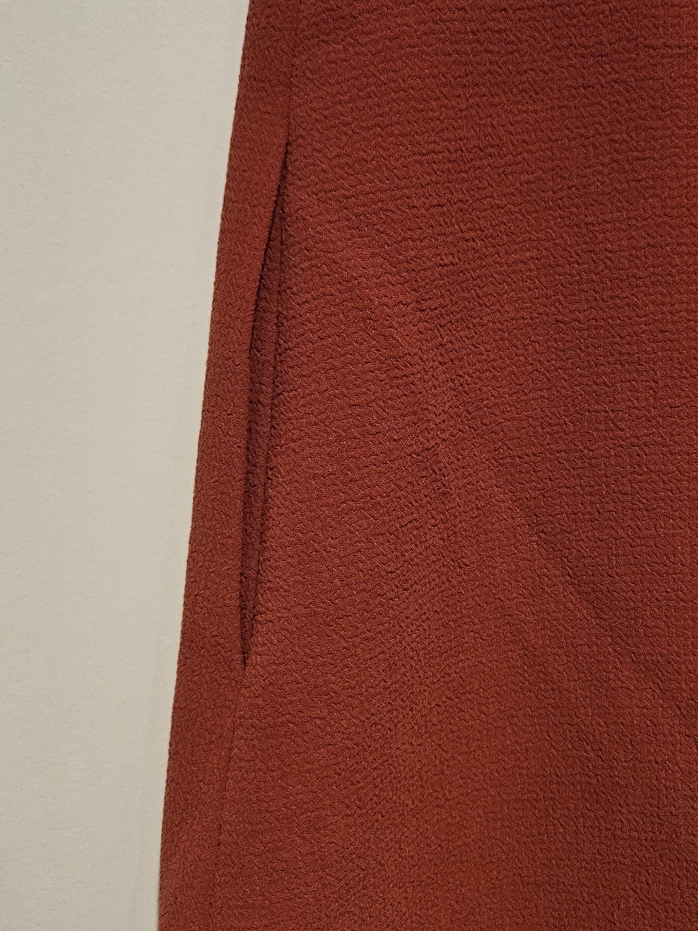 See By Chloé Rust Red Sleeveless Ruffle Dress - Picture 6 of 8